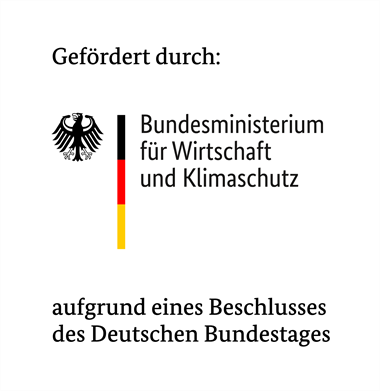 Logo gefördert durch Bundesministerium für Wirtschaft und Klimaschutz