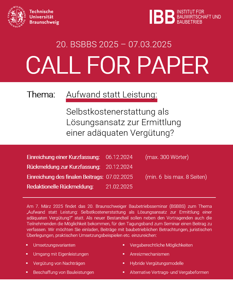 BsBBS 2025 - Call for Paper