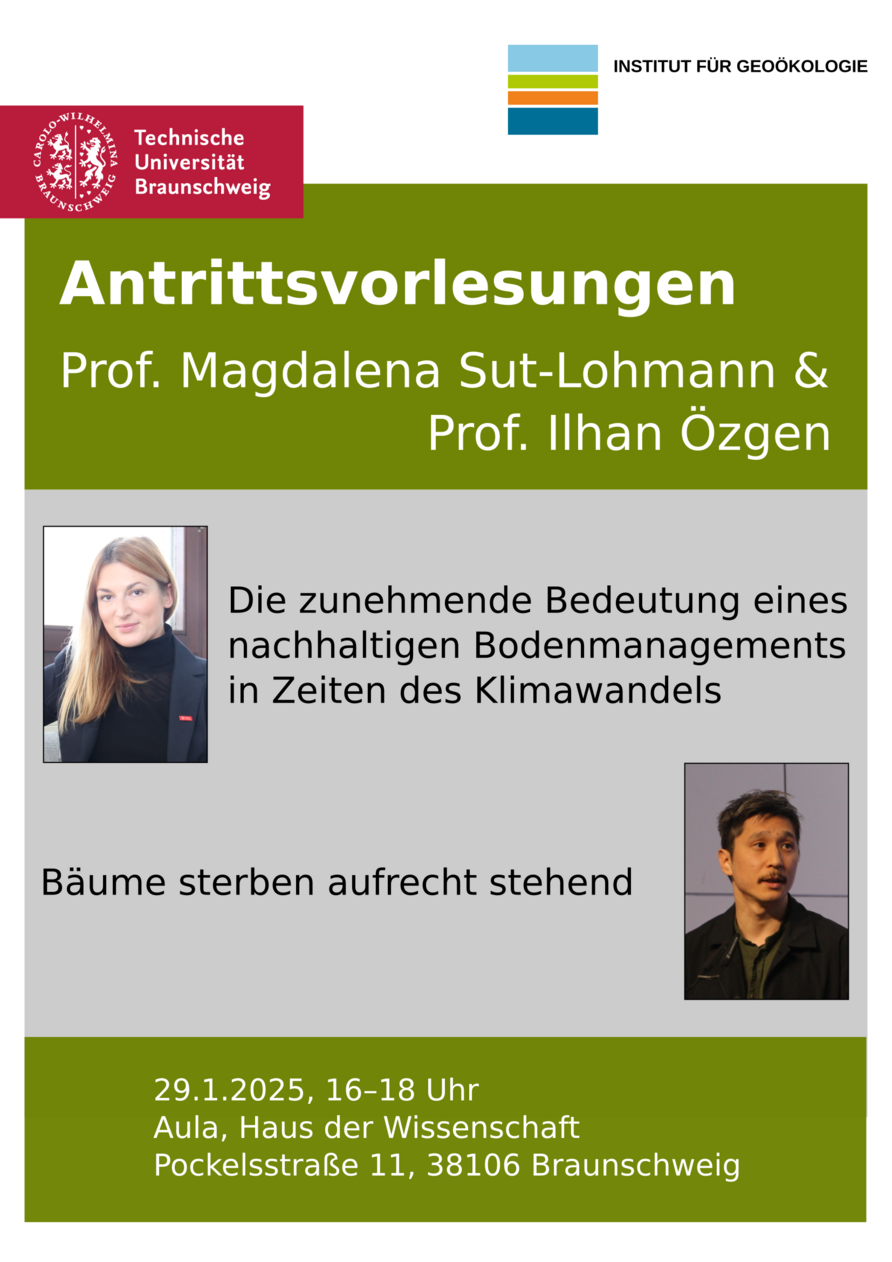 Antrittsvorlesungen von Prof. Dr. Magdalena Sut-Lohmann und Prof. Dr. Ilhan Özgen