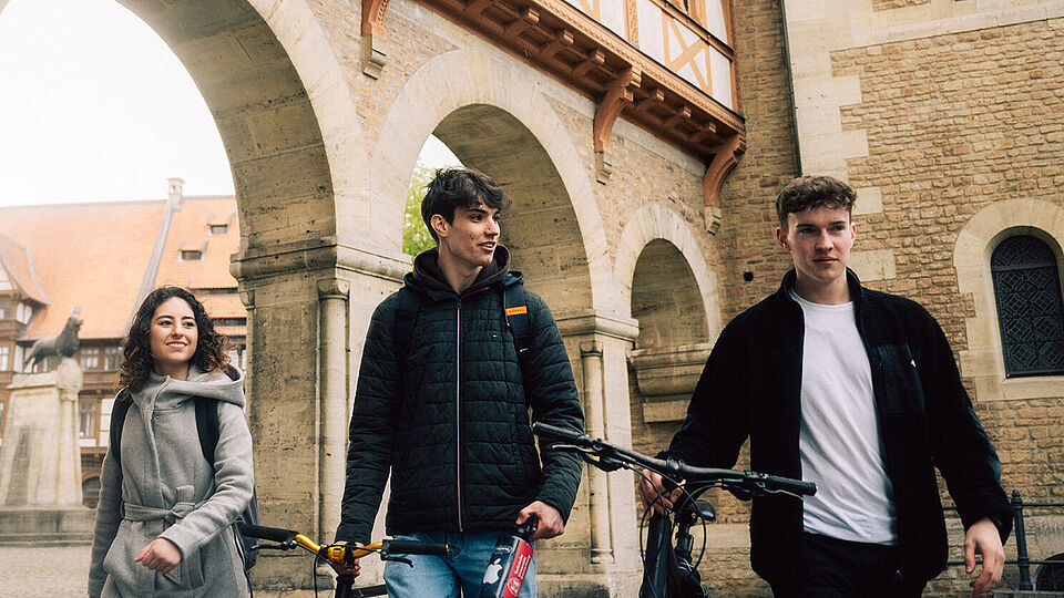 Studierende unterwegs in Braunschweig