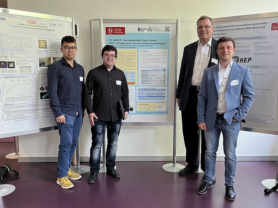 C3E und Cologne Chip present the DI-GATE-V project at the kick-off event of Chipdesign Germany