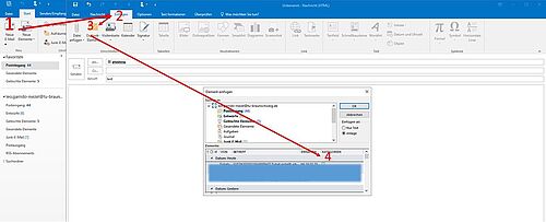 Anleitung E-mails im Anhang versenden
