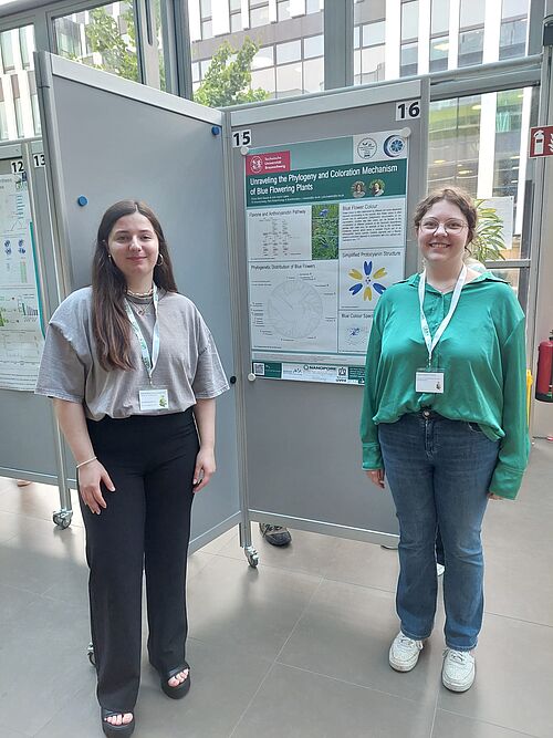 Julia und Chiara in Wien auf dem Mendel early career symposium