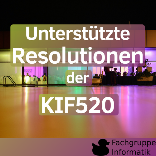 Unterstützte Resolutionen der KIF520