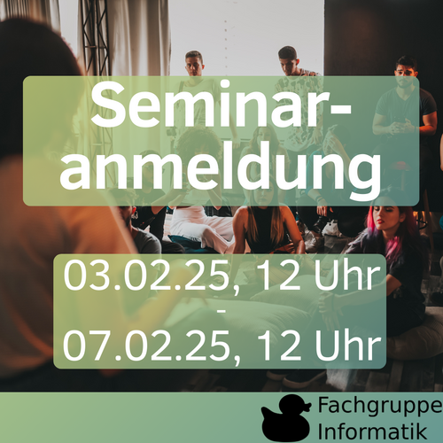 Seminaranmeldung 03.02.25 12 Uhr - 07.02.25 12 Uhr