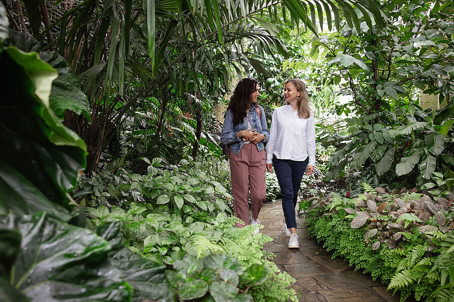 Entspannung: Spaziergang im Botanischen Garten