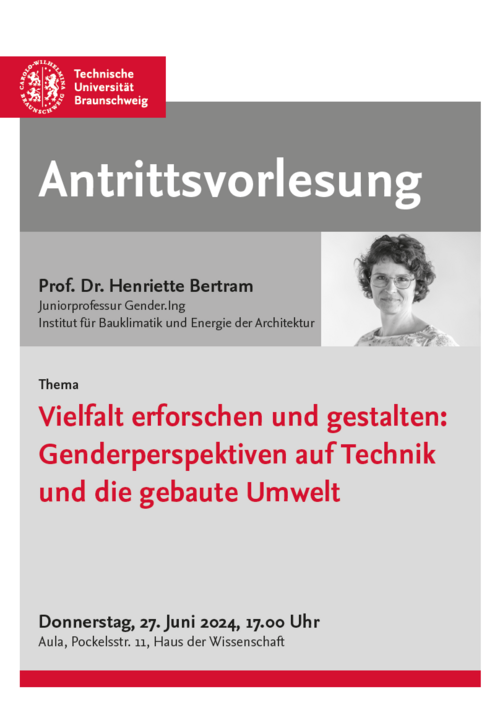 Antrittsvorlesung Prof. Dr. Henriette Bertram