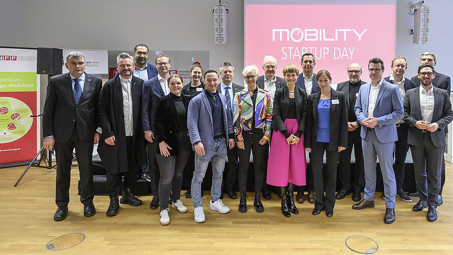 Mobility Startup Day am 02. Dezember 2024 im NFF: Gruppenfoto