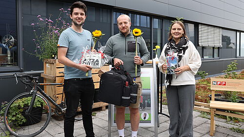 Siegerehrung zum Abschluss der STADTRADELN-Aktion.