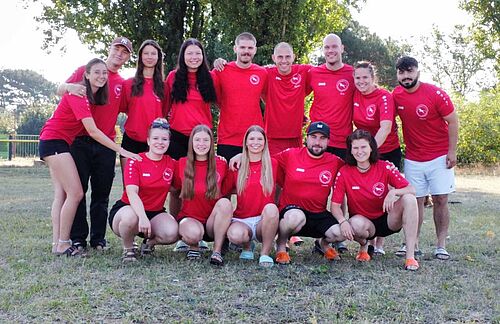 Fachgruppe Institut für Sportwissenschaft und Bewegungspädagogik Gruppenfoto