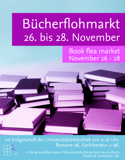 Bücherflohmarkt November 2024