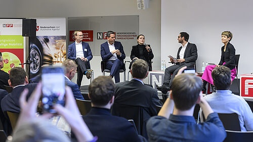 Mobility Startup Day am 02. Dezember 2024 im NFF: Podiumsdiskussion