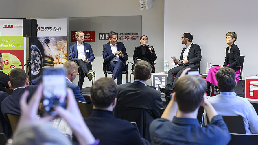 Mobility Startup Day am 02. Dezember 2024 im NFF: Podiumsdiskussion