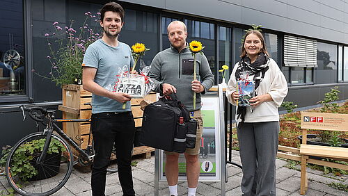 Siegerehrung Stadtradeln 2024 auf NFF-Terrasse